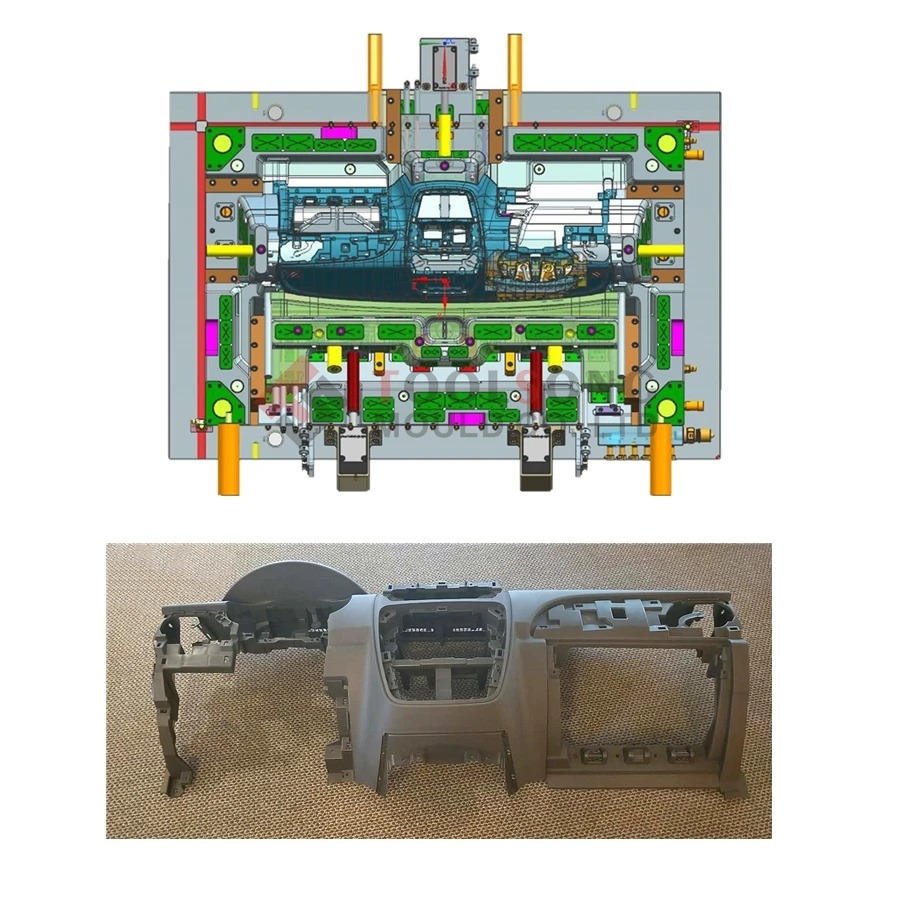 Dash Board Customized Console Plastic Tool Car  Vehicle Components Customized Mould Supplier